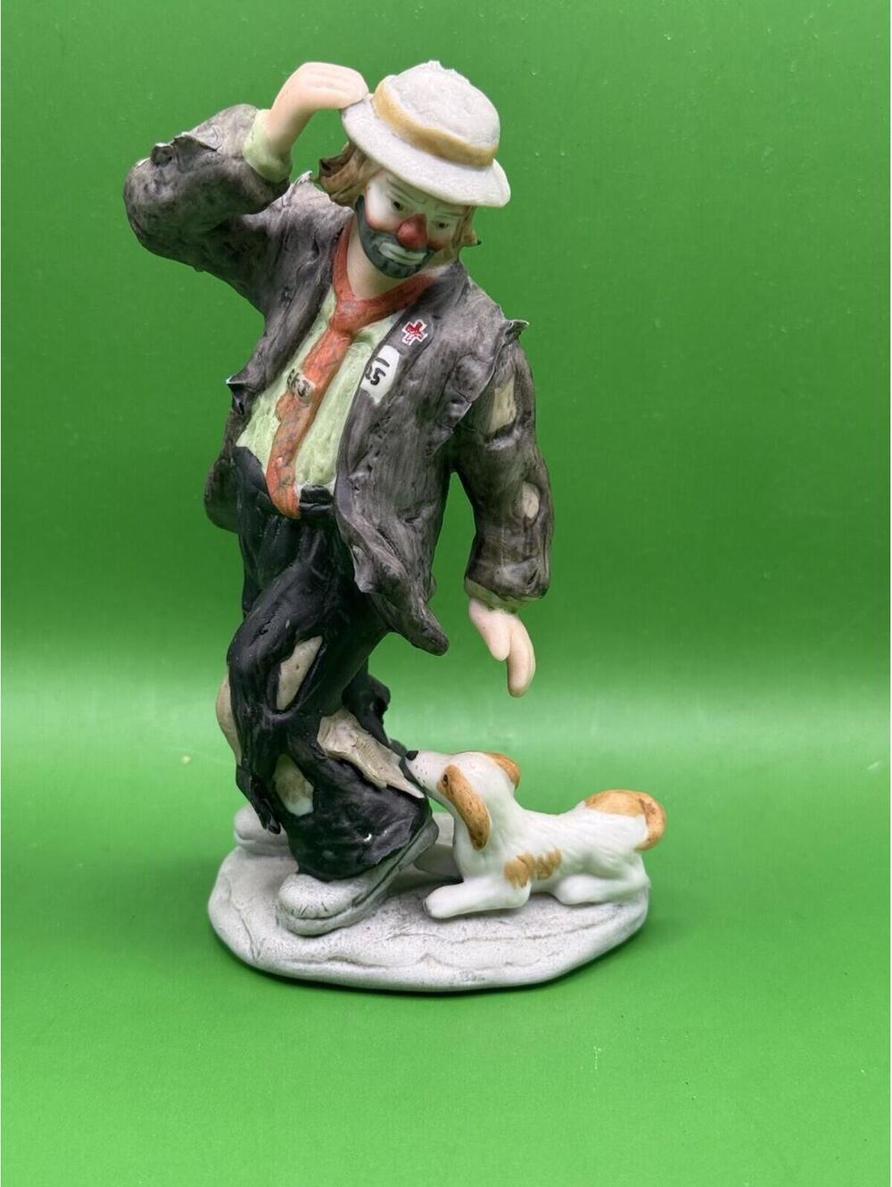 VTG MINIATURE Collection from FLAMBRO HOBO CLOWN w/Dog Signed Emmett Kelly
